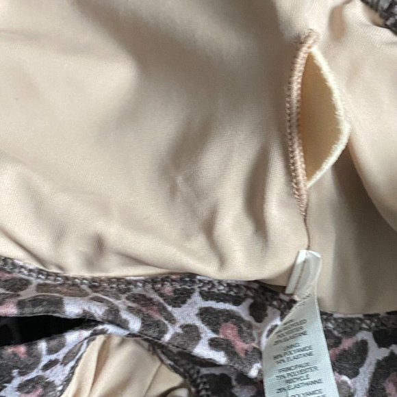 Varley Womens Let's Move Park Sports Bra Size XS Leopard Print NWT $68 - Picture 4 of 11